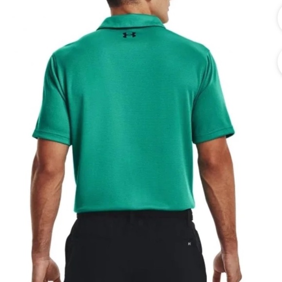 NWT under Armour Mens Tech Polo Birdie Green/Black Sz XXL - Picture 3 of 7